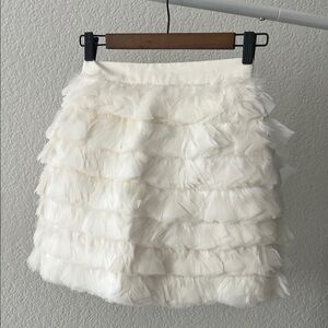 Feather Mini Skirt Perfect for a Bride or Bachelorette